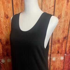 Horny Toad black dress size Medium cotton/lyocell stretchy sleeveless boutique